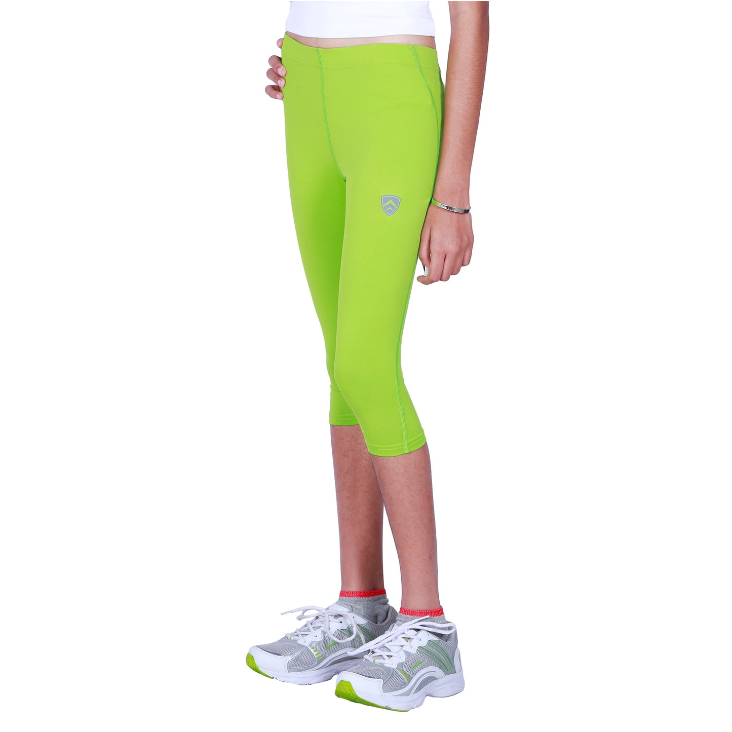 ARMR Junior Women NEON GREEN SKYN 3/4th Capris