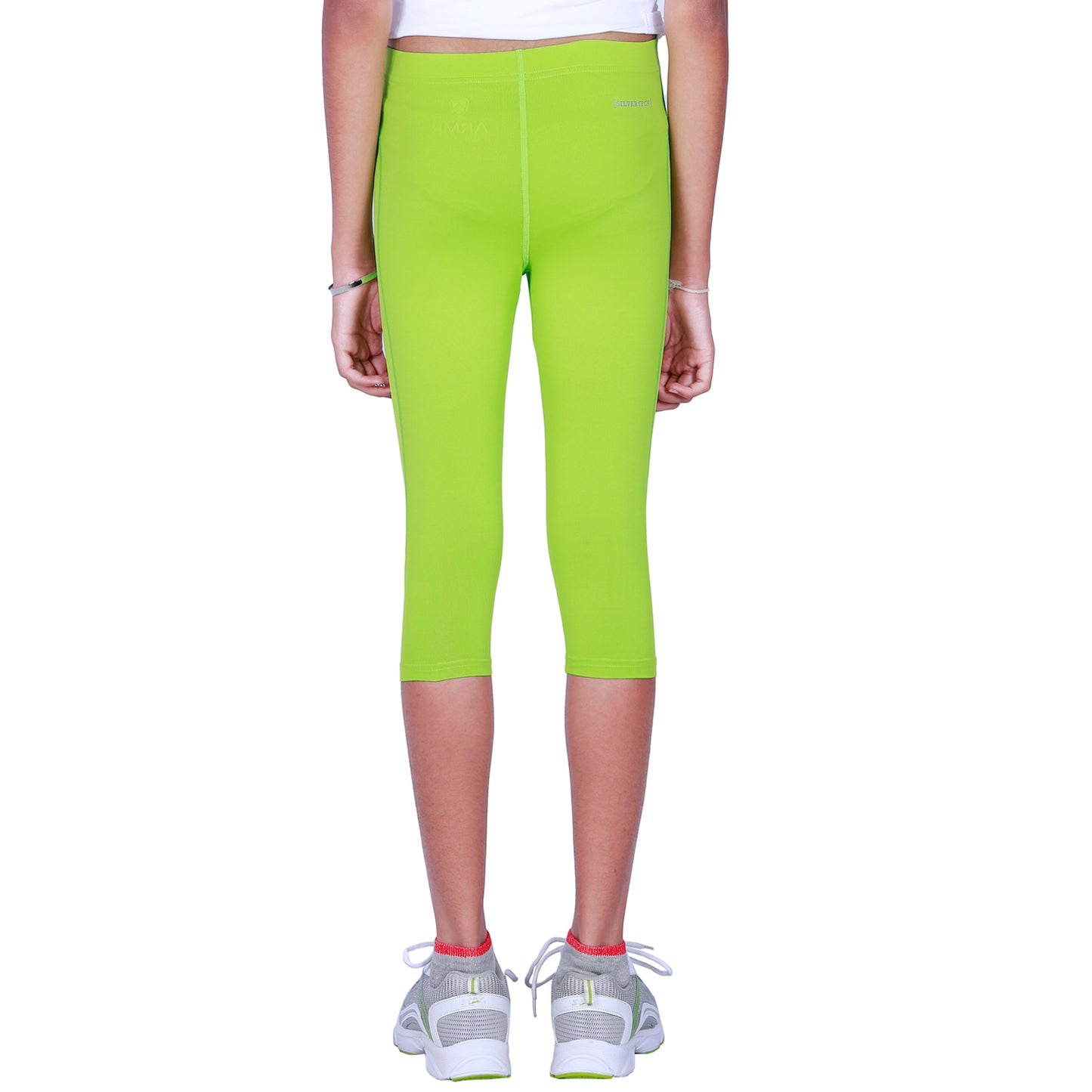 ARMR Junior Women NEON GREEN SKYN 3/4th Capris