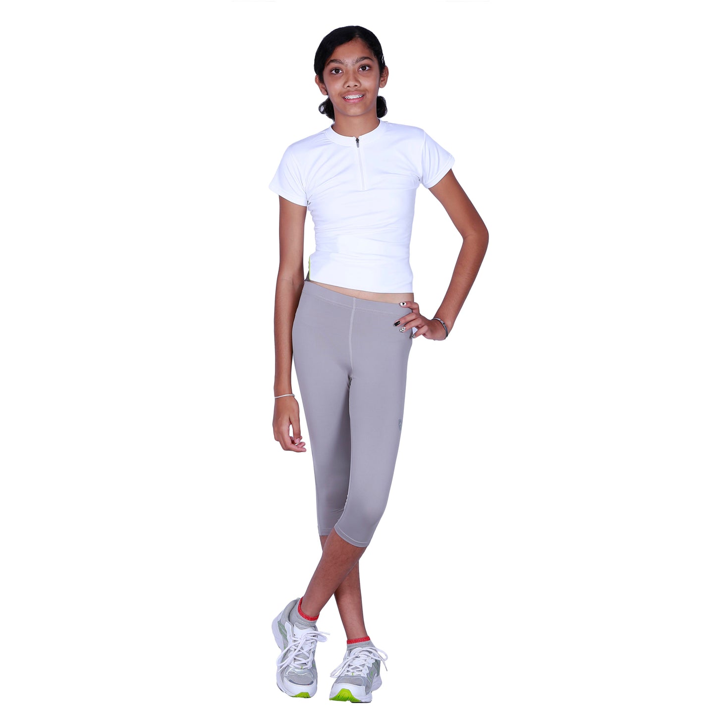 ARMR Junior Women GREY SKYN 3/4th Capris