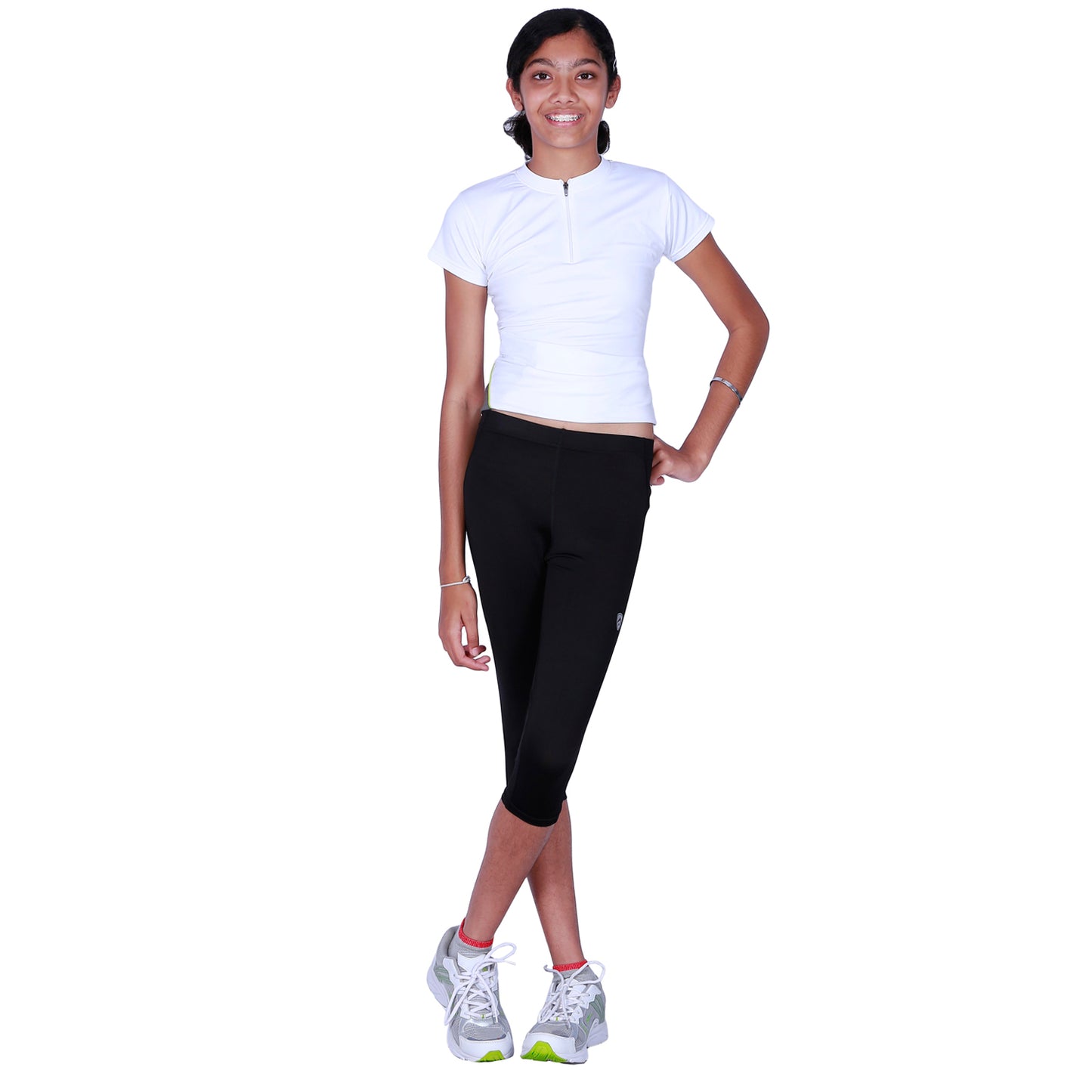 ARMR Junior Women BLACK SKYN 3/4th Capris