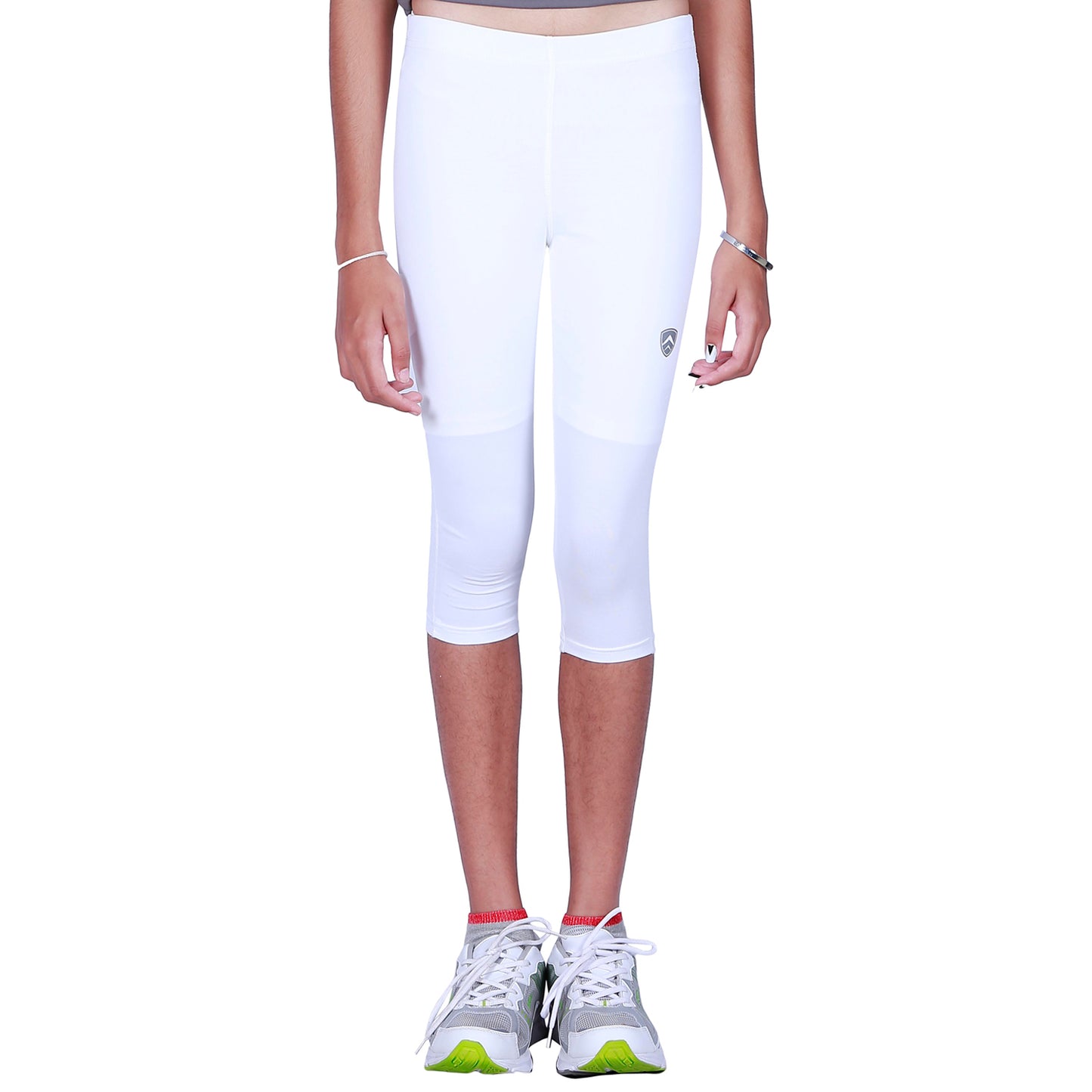 ARMR Junior Women WHITE SKYN 3/4th Capris