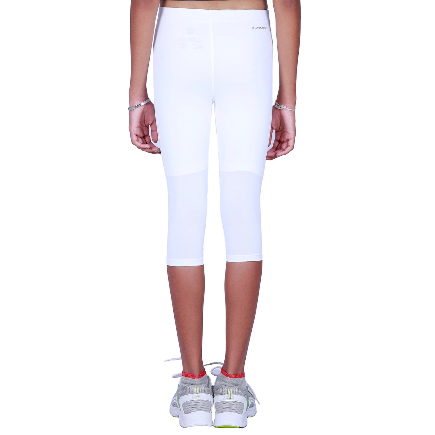 ARMR Junior Women WHITE SKYN 3/4th Capris