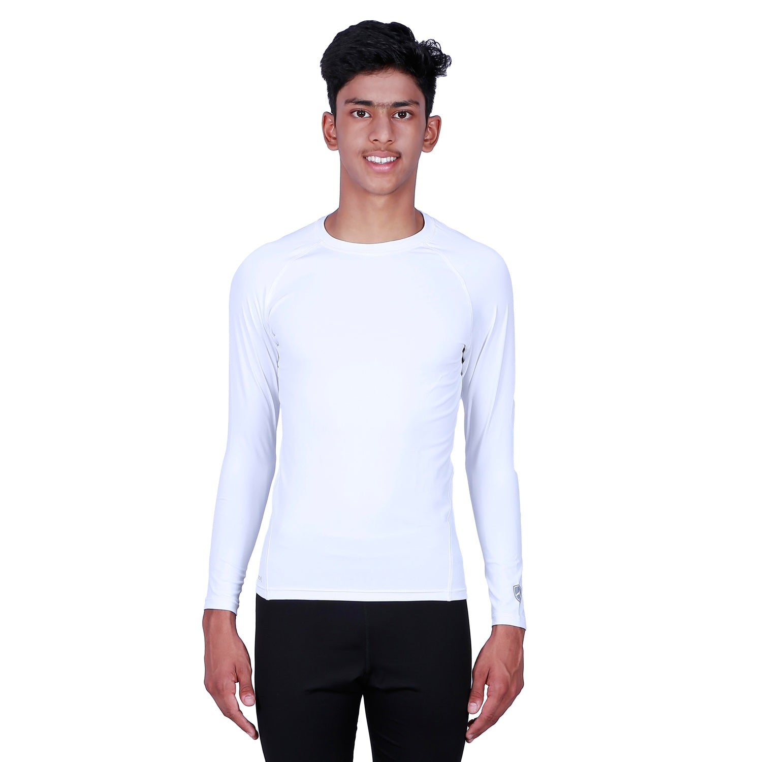 ARMR Junior Unisex WHITE SKYN Full-Sleeve T-shirt