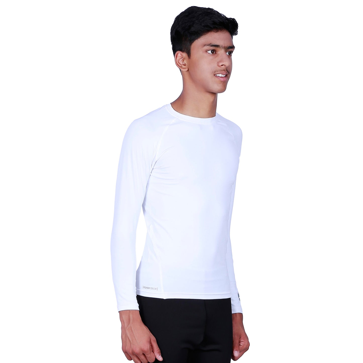 ARMR Junior Unisex WHITE SKYN Full-Sleeve T-shirt