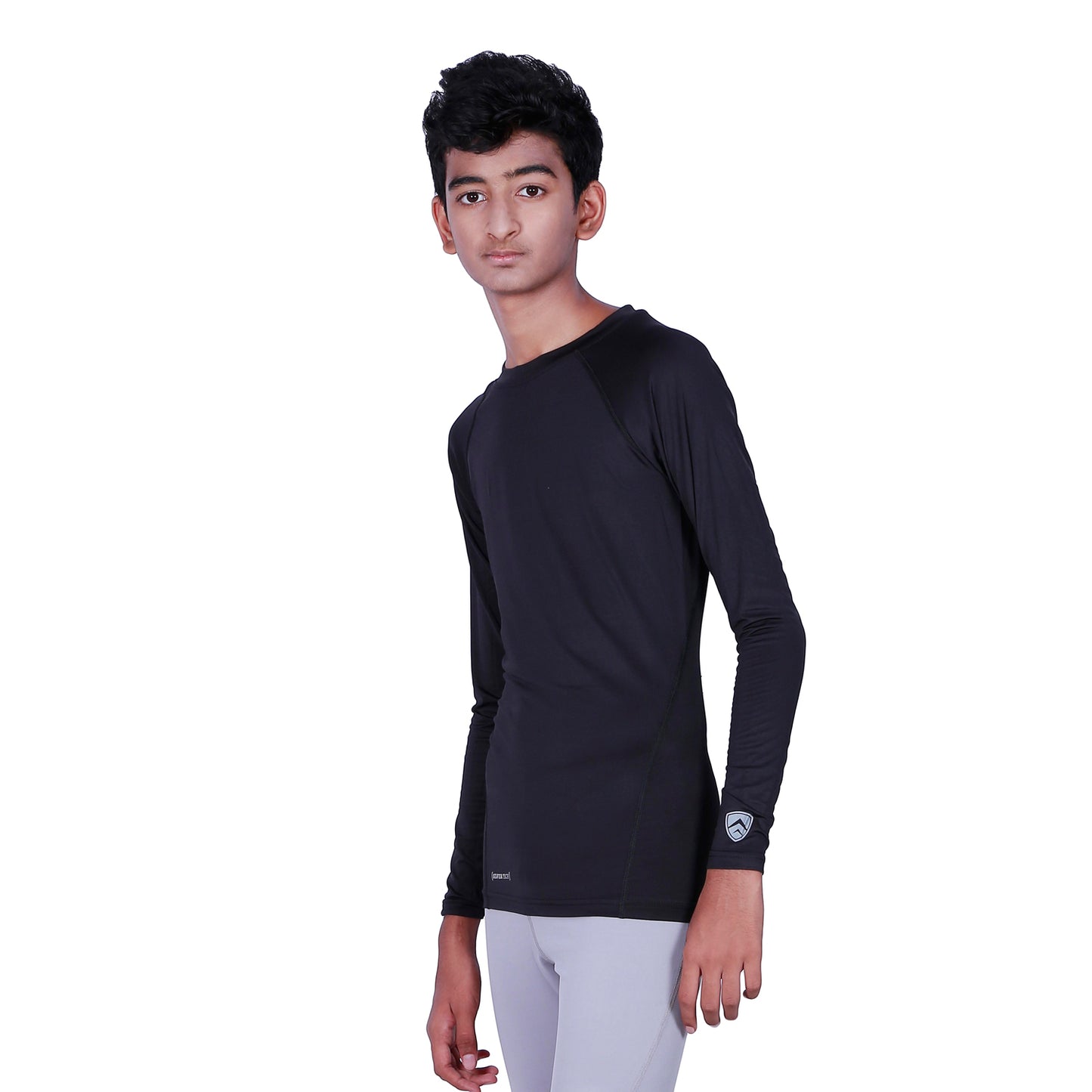 ARMR Junior Unisex BLACK SKYN Full-Sleeve T-shirt