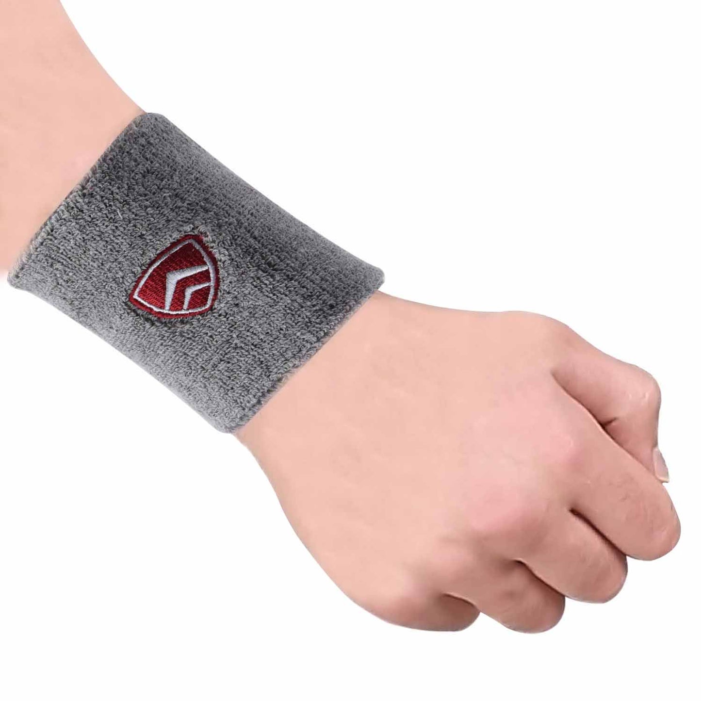 ARMR Unisex Pair of GREY SPORT SWEATBAND Regular 3”