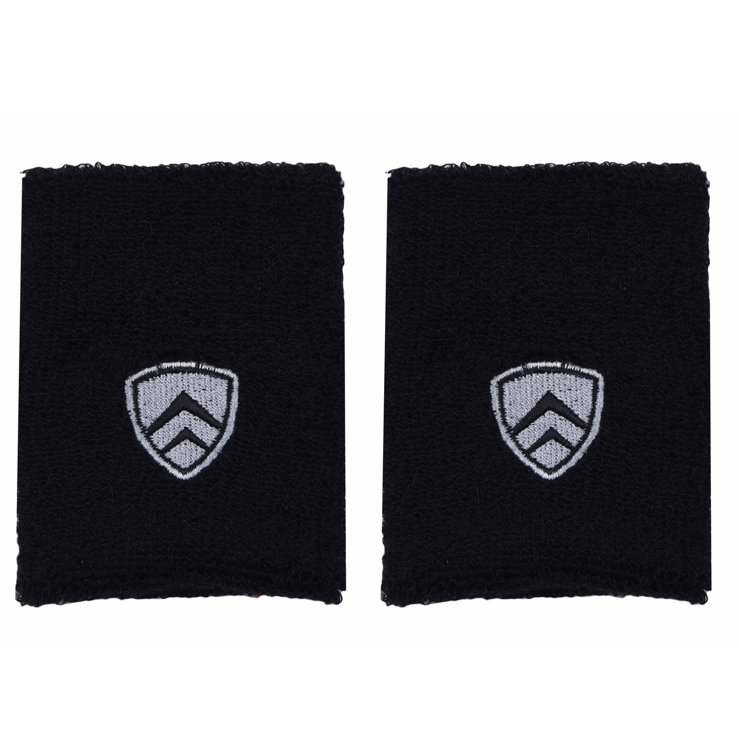 ARMR Unisex Pair of BLACK SPORT SWEATBAND Large 4”