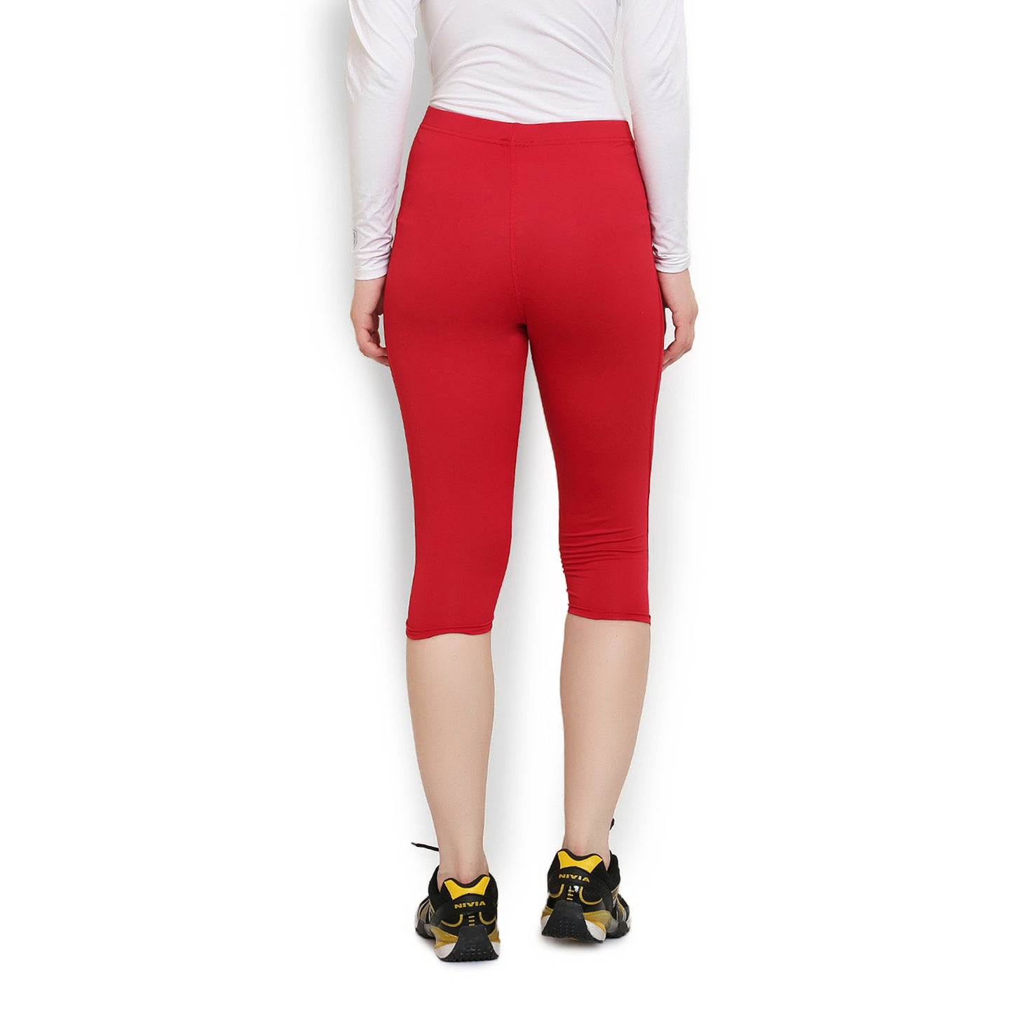 ARMR Women RED SKYN 3/4th Capris