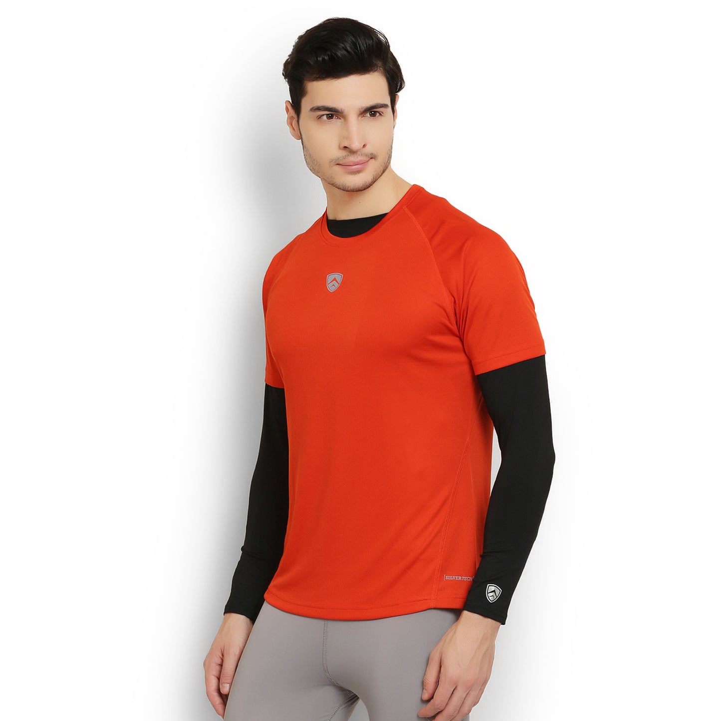 ARMR Mens Rust SPORT CREW NECK TEE