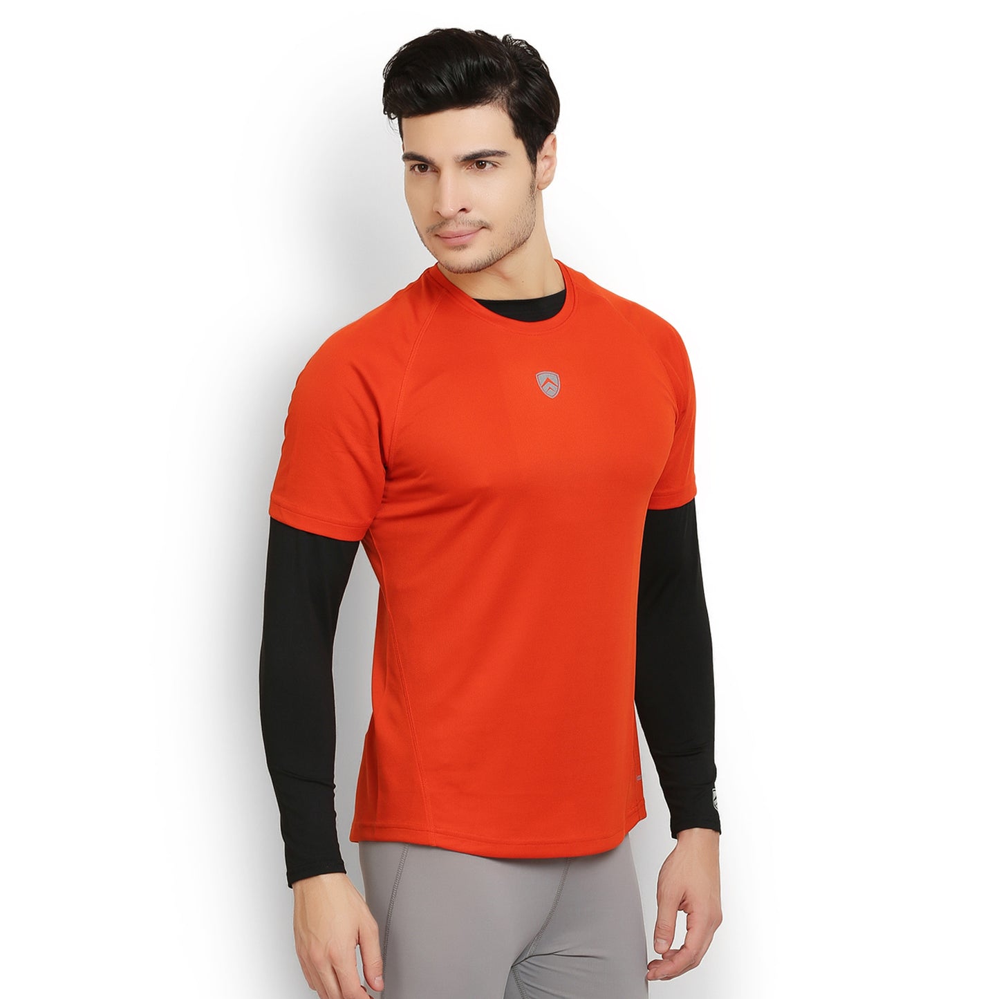 ARMR Mens Rust SPORT CREW NECK TEE