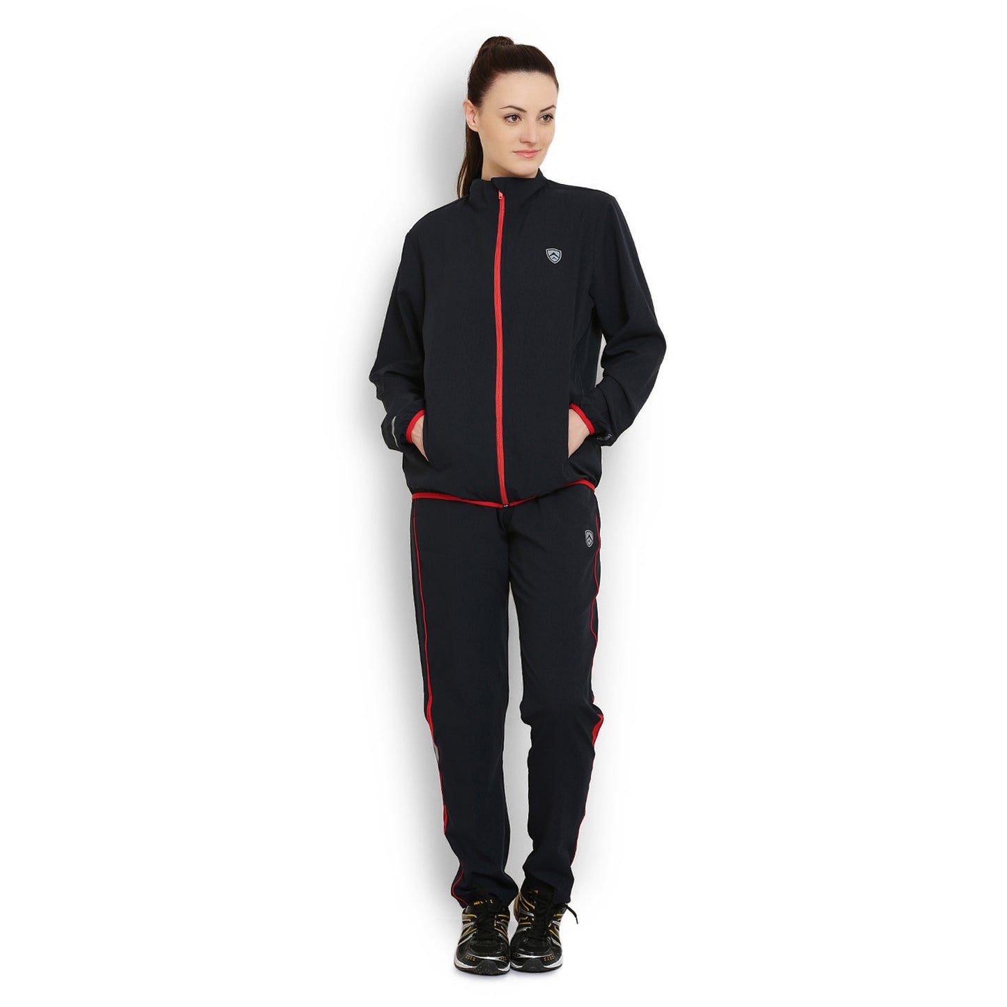 ARMR Unisex Navy/ Red SPORT TRAINING JACKET