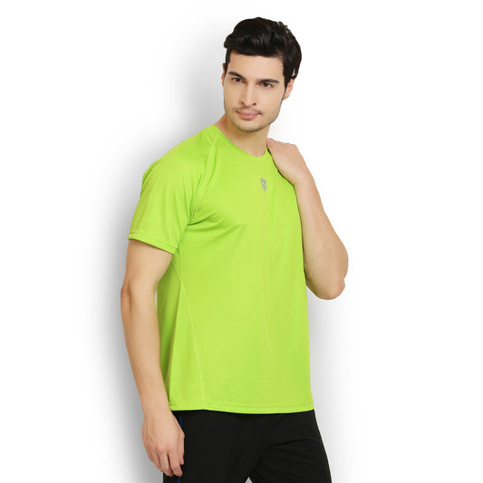 ARMR Mens Neon Green SPORT CREW NECK TEE