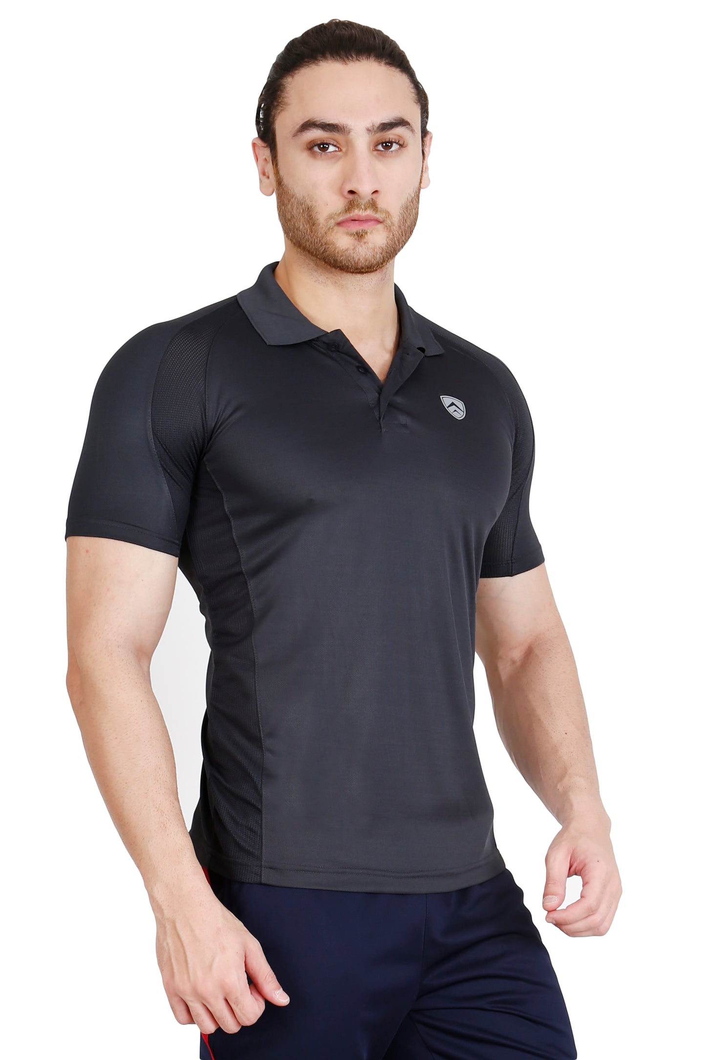 ARMR Men’s Charcoal SPORT PERFORMANCE POLO