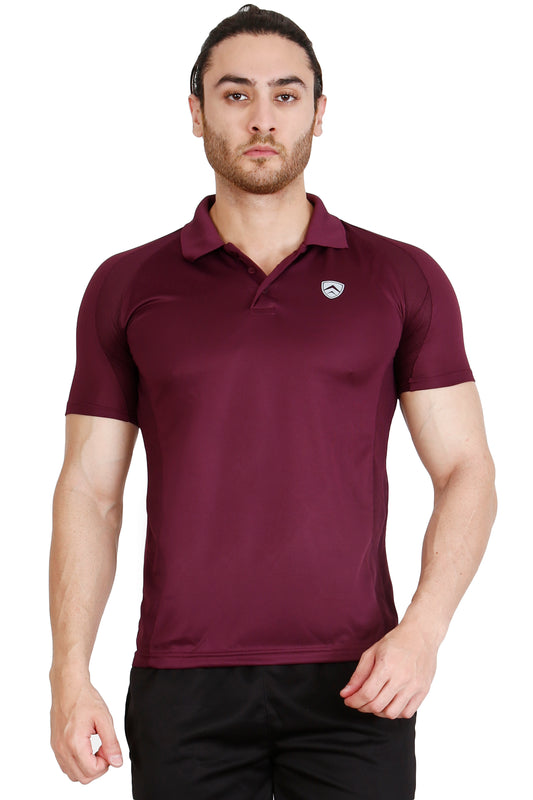 ARMR Men’s Grape Wine SPORT PERFORMANCE POLO