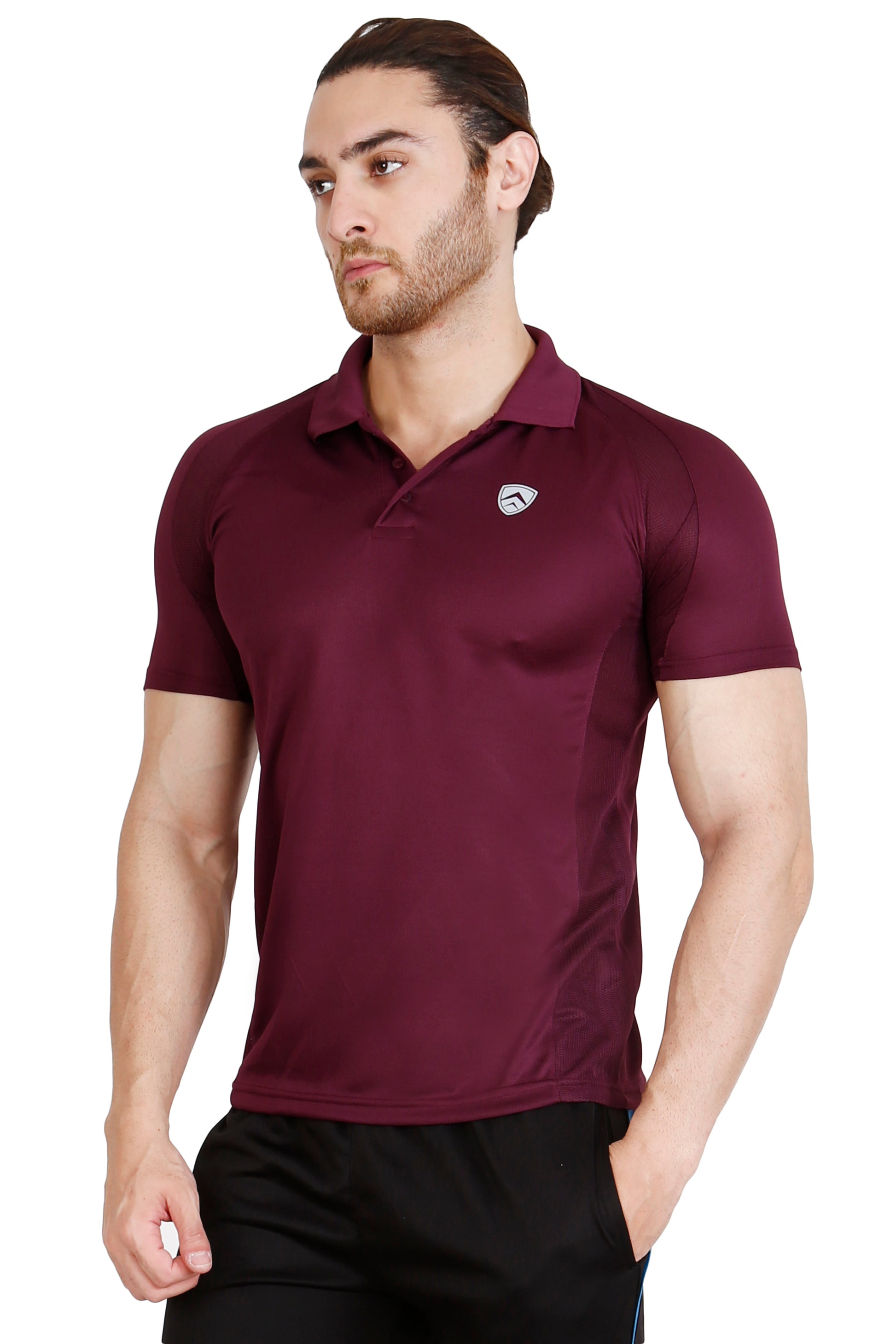 ARMR Men’s Grape Wine SPORT PERFORMANCE POLO