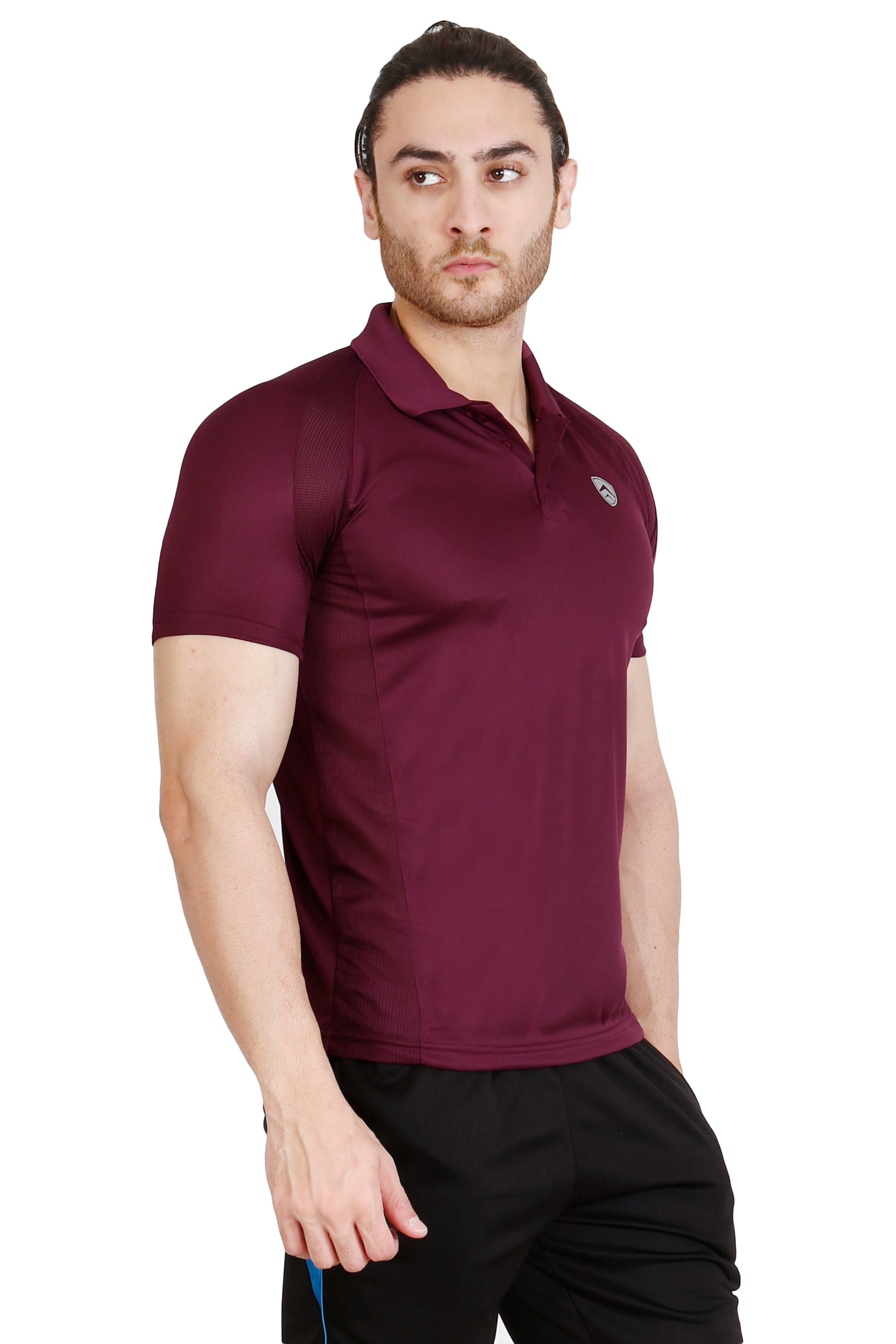 ARMR Men’s Grape Wine SPORT PERFORMANCE POLO