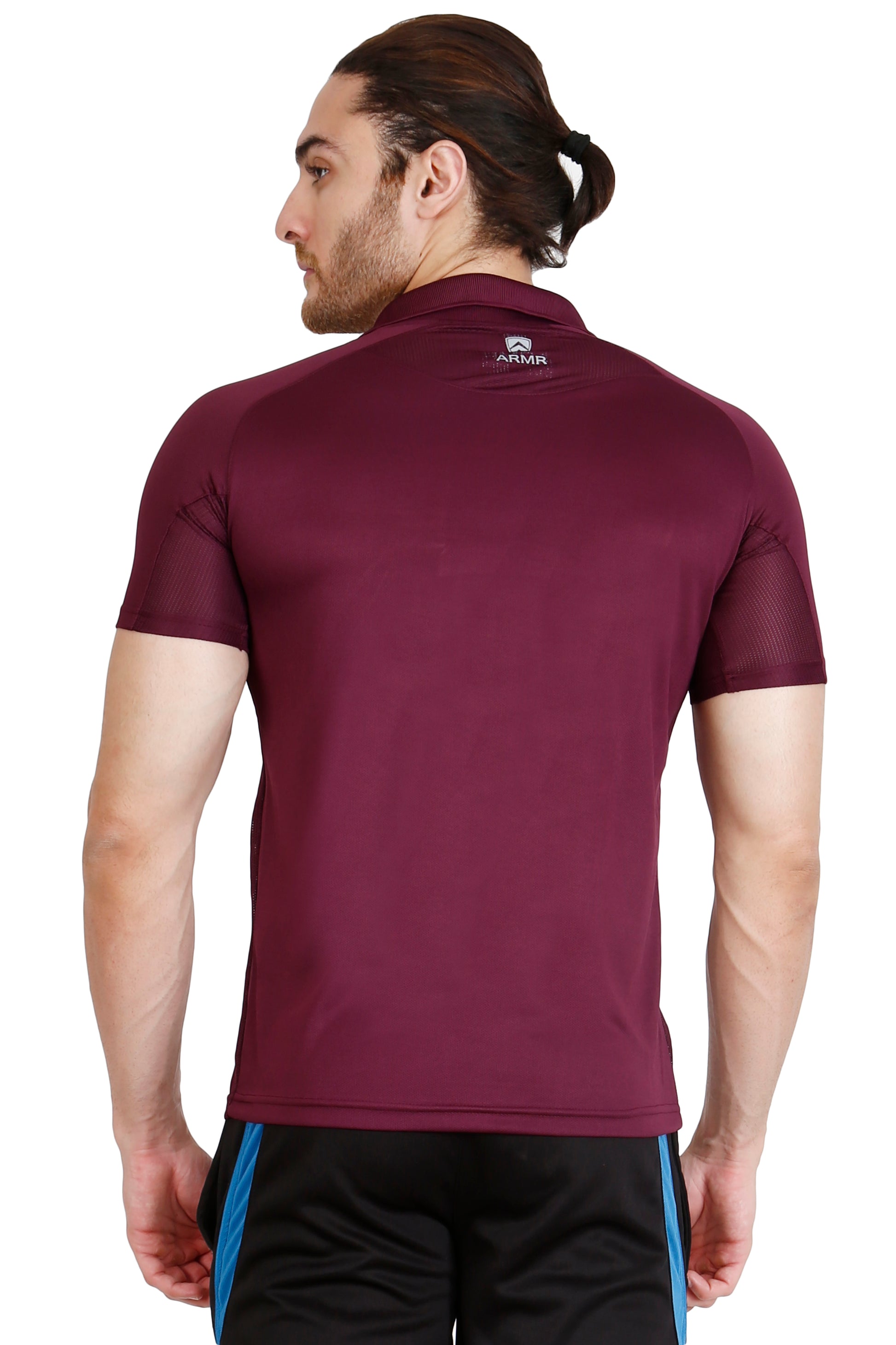 ARMR Men’s Grape Wine SPORT PERFORMANCE POLO