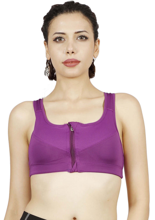 ARMR Women Purple SPORT High-Impact Bra