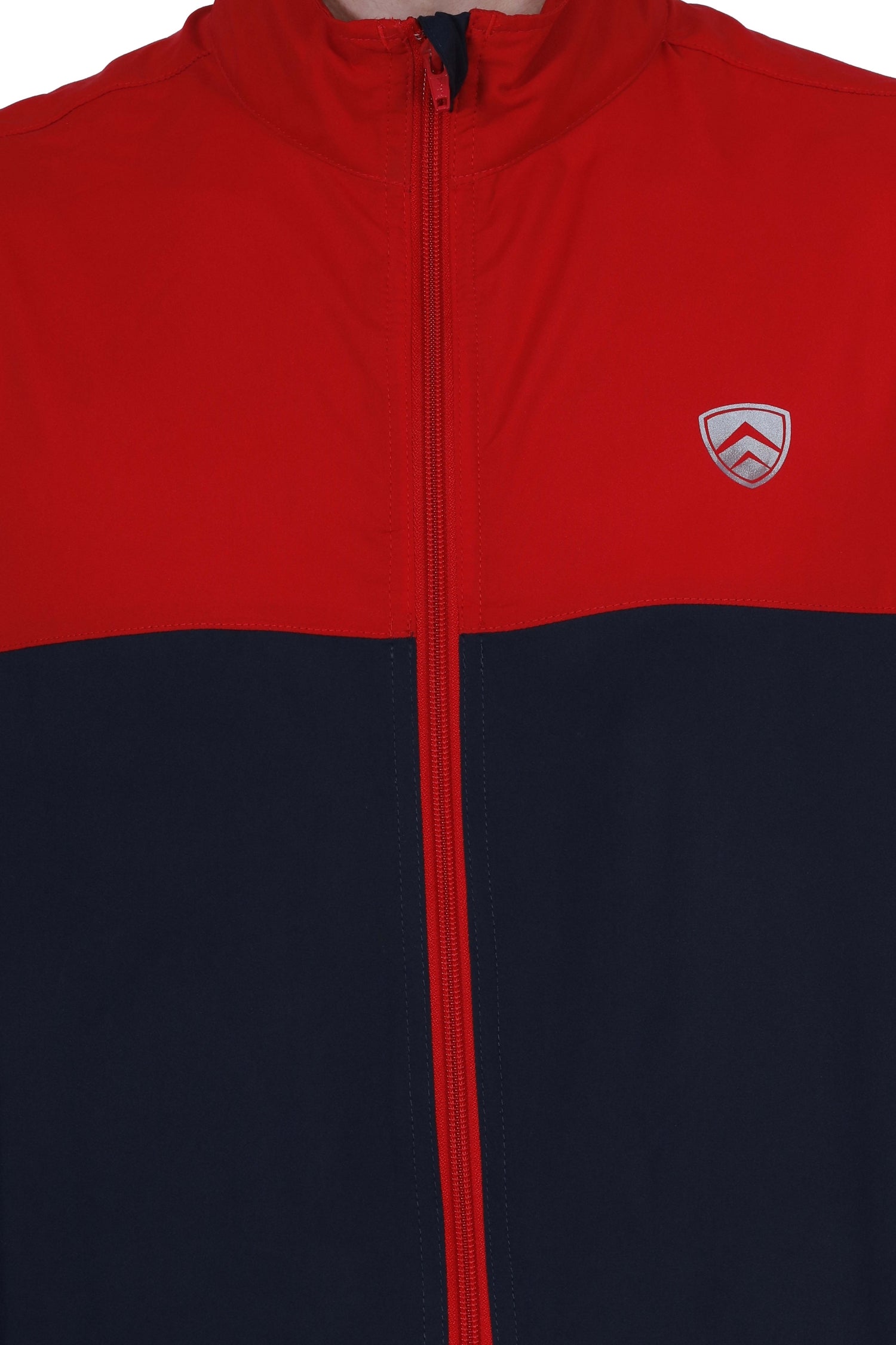 ARMR Mens Navy/Red SPORT TRAINING JACKET - Square Front