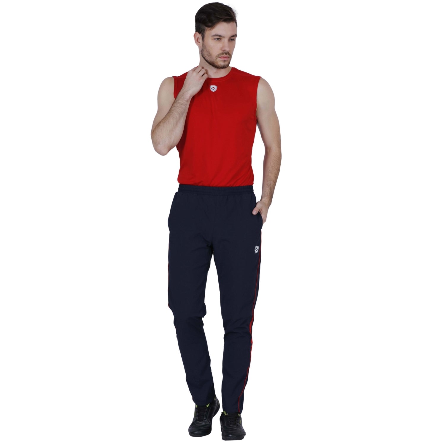 ARMR Unisex Navy/ Red SPORT TRAINING PANTS