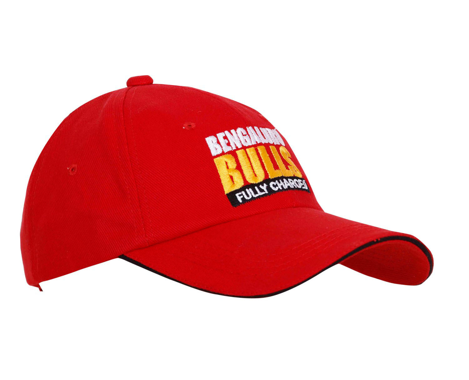 BENGALURU BULLS PREMIUM EMBROIDERED RED CAP