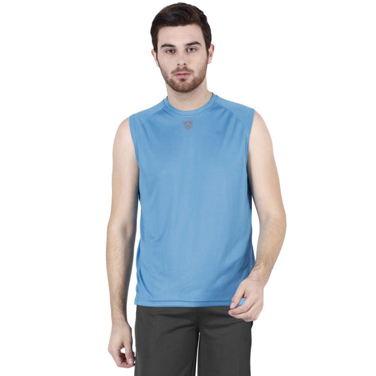 ARMR Mens Sky Blue SPORT SLEEVELESS TEE