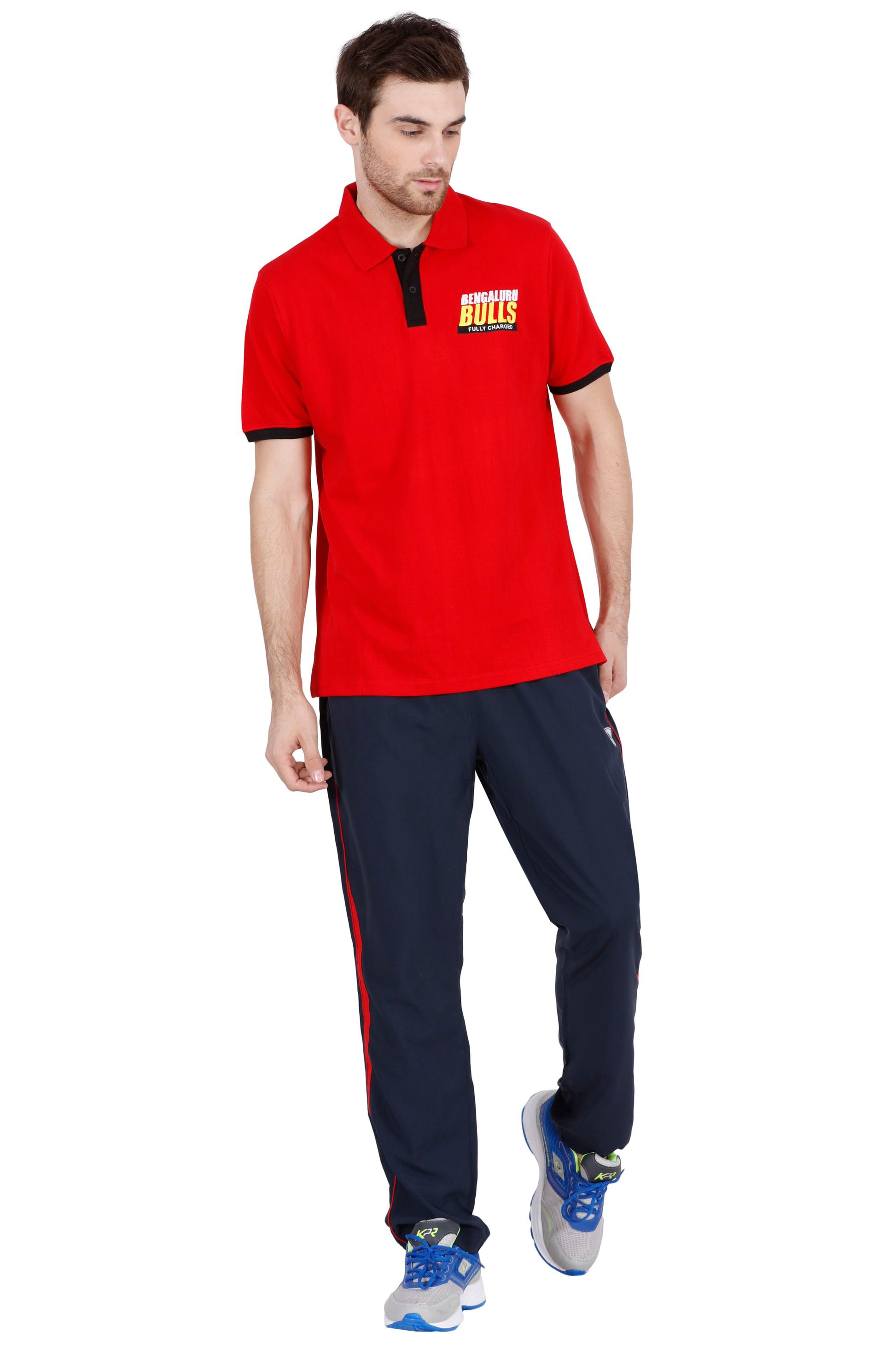 BENGALURU BULLS RED PREMIUM POLO TEE 