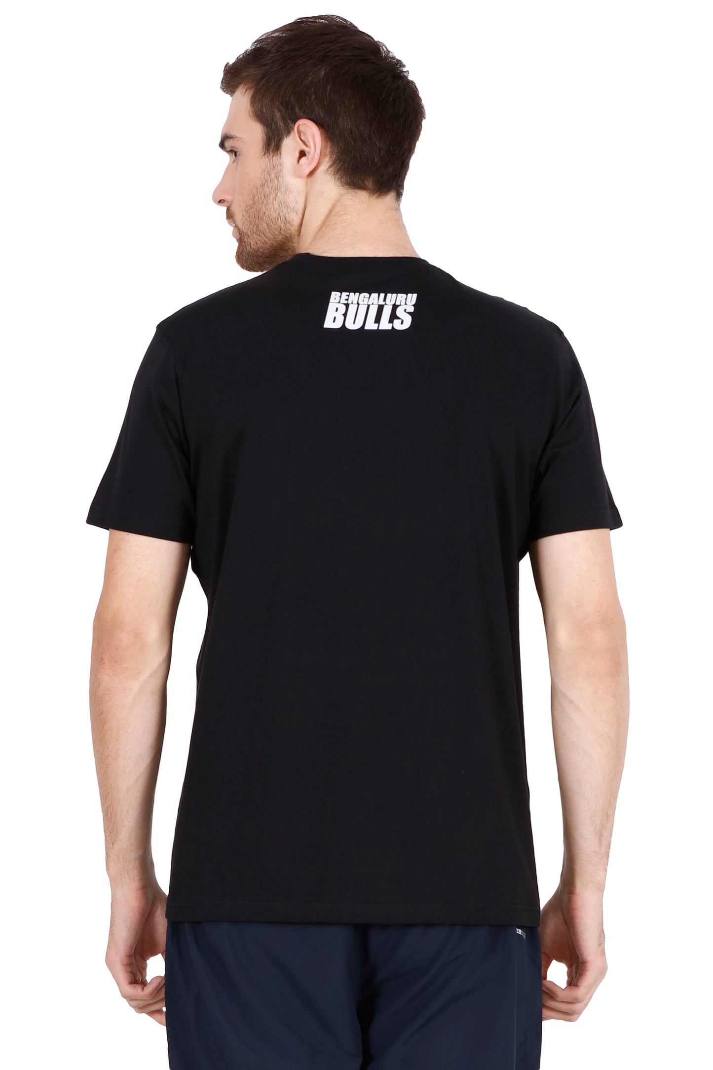 BENGALURU BULLS BLACK PREMIUM BULLS—TEXT TEE 