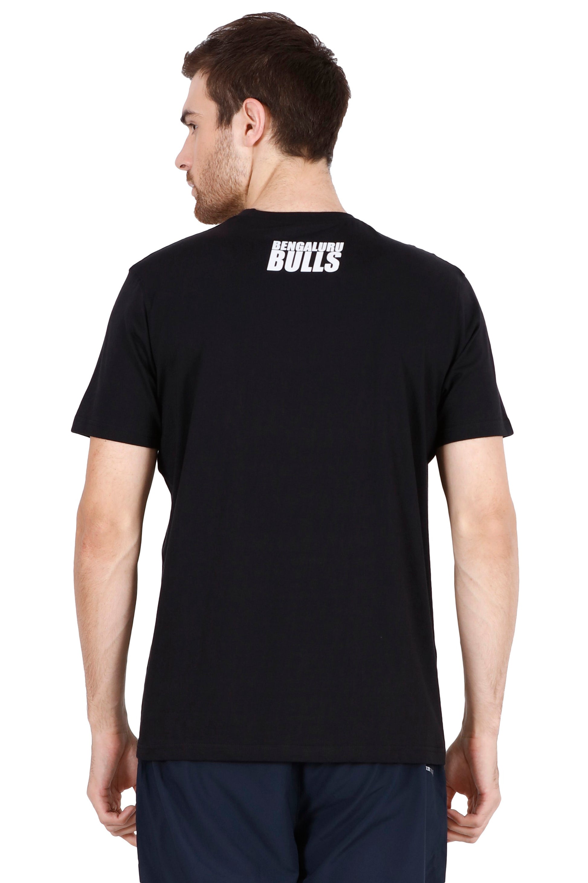 BENGALURU BULLS BLACK PREMIUM BULLS—TEXT TEE 