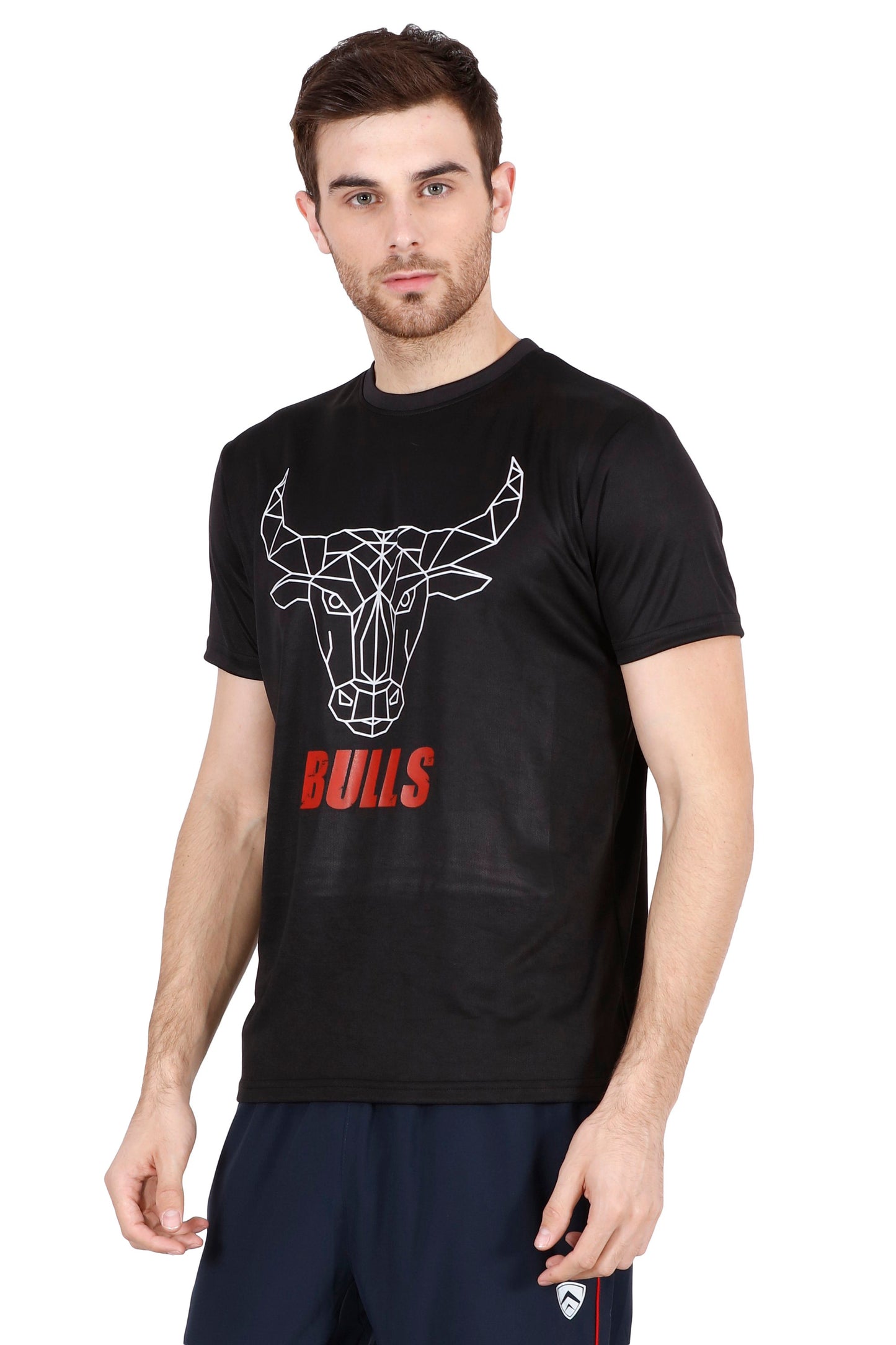 BENGALURU BULLS BLACK SUPER FAN TEE 