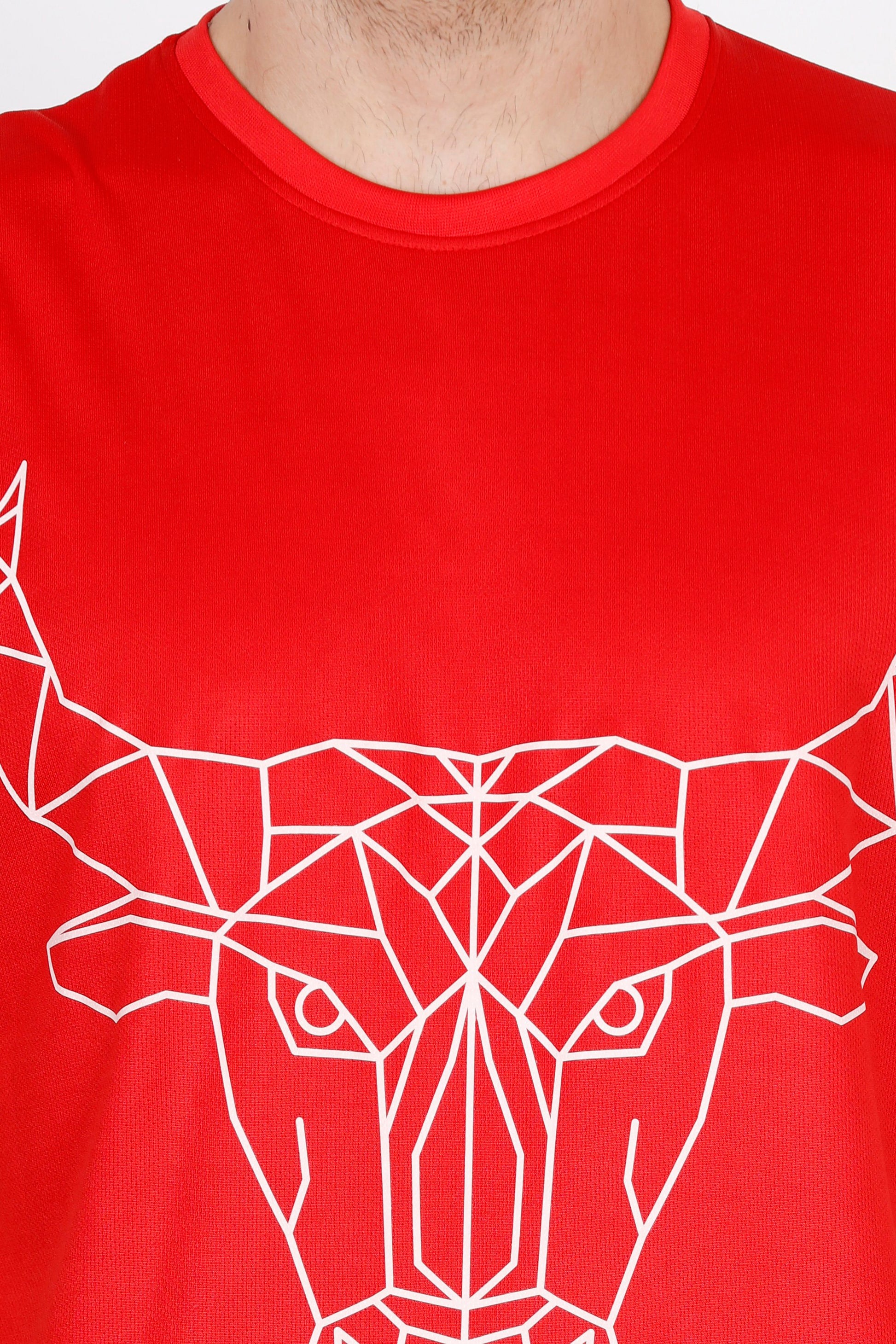 BENGALURU BULLS RED SUPER FAN TEE 