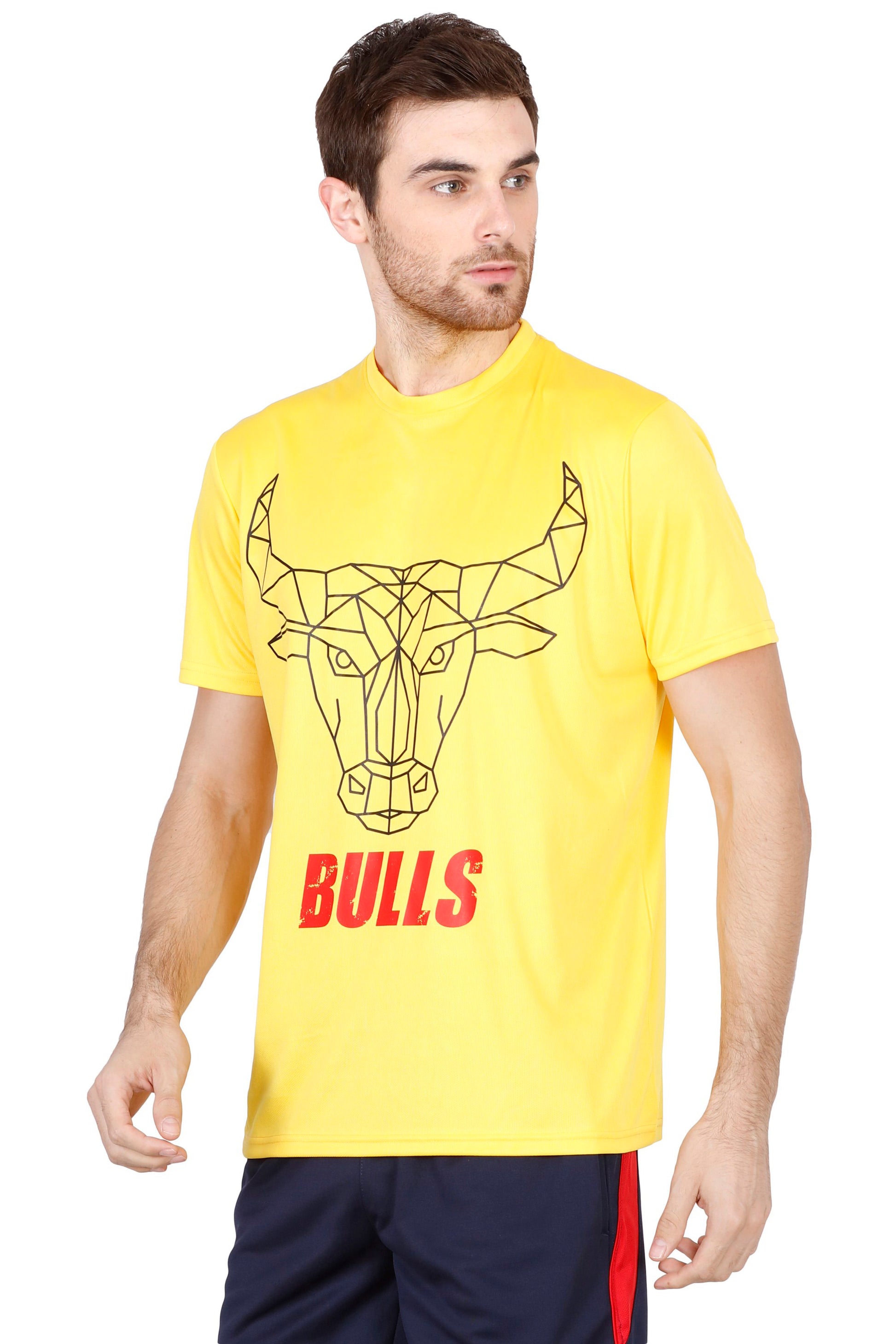 BENGALURU BULLS YELLOW SUPER FAN TEE 