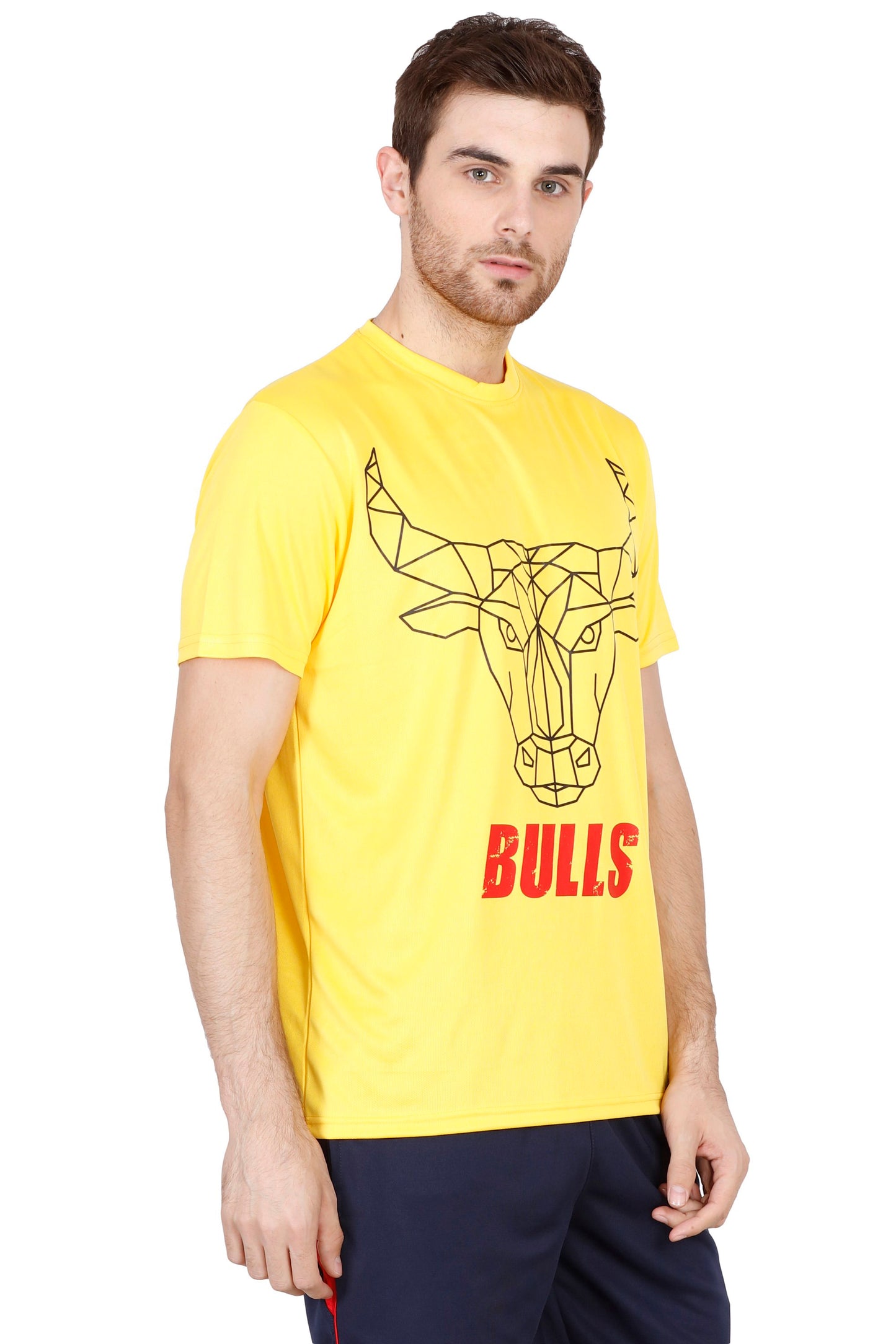 BENGALURU BULLS YELLOW SUPER FAN TEE 