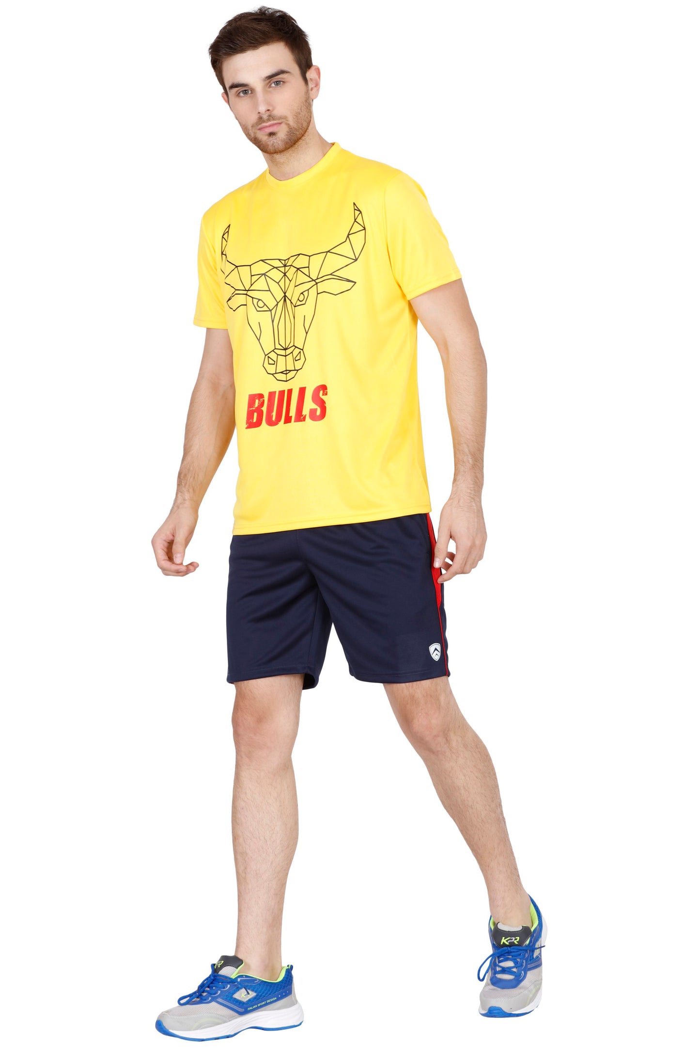 BENGALURU BULLS YELLOW SUPER FAN TEE 