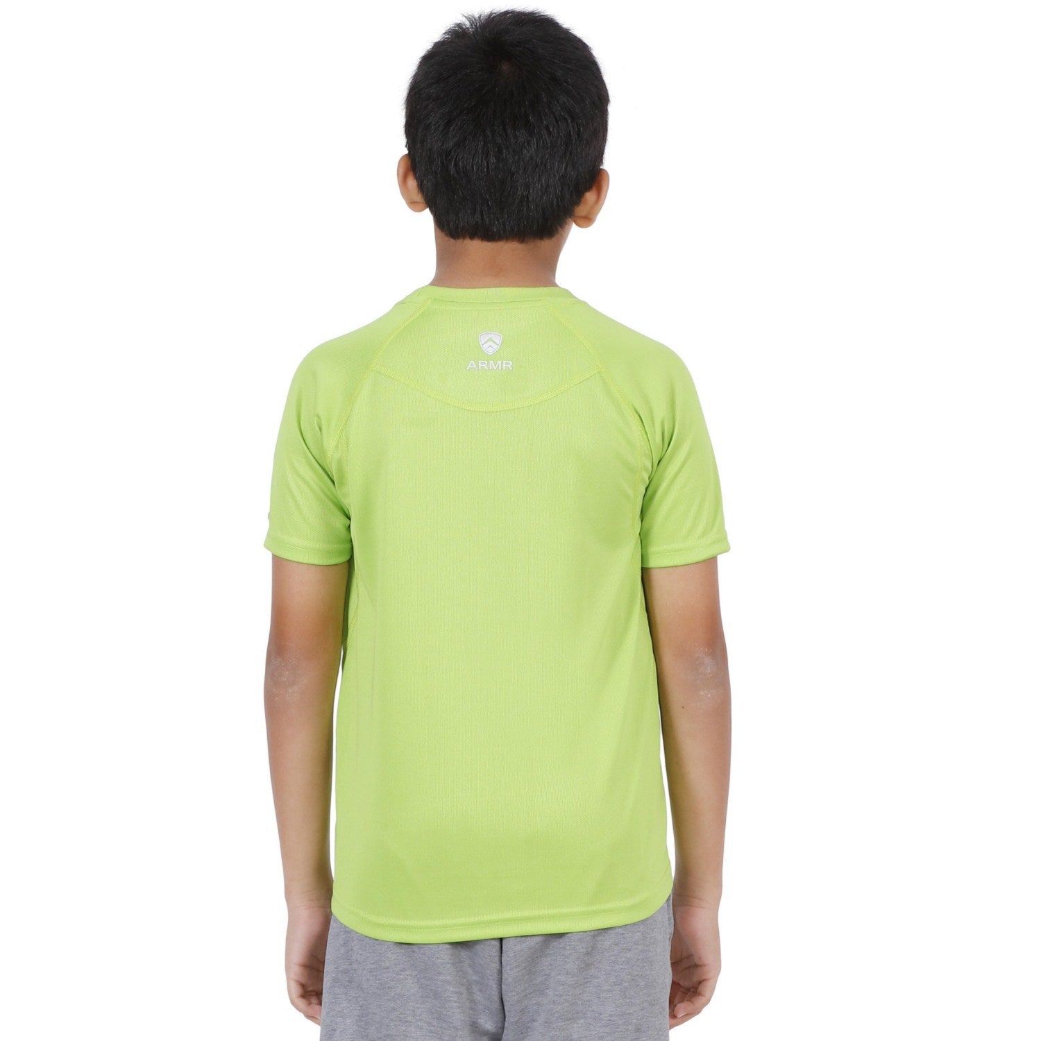 ARMR Junior Neon Green SPORT CREW NECK TEE