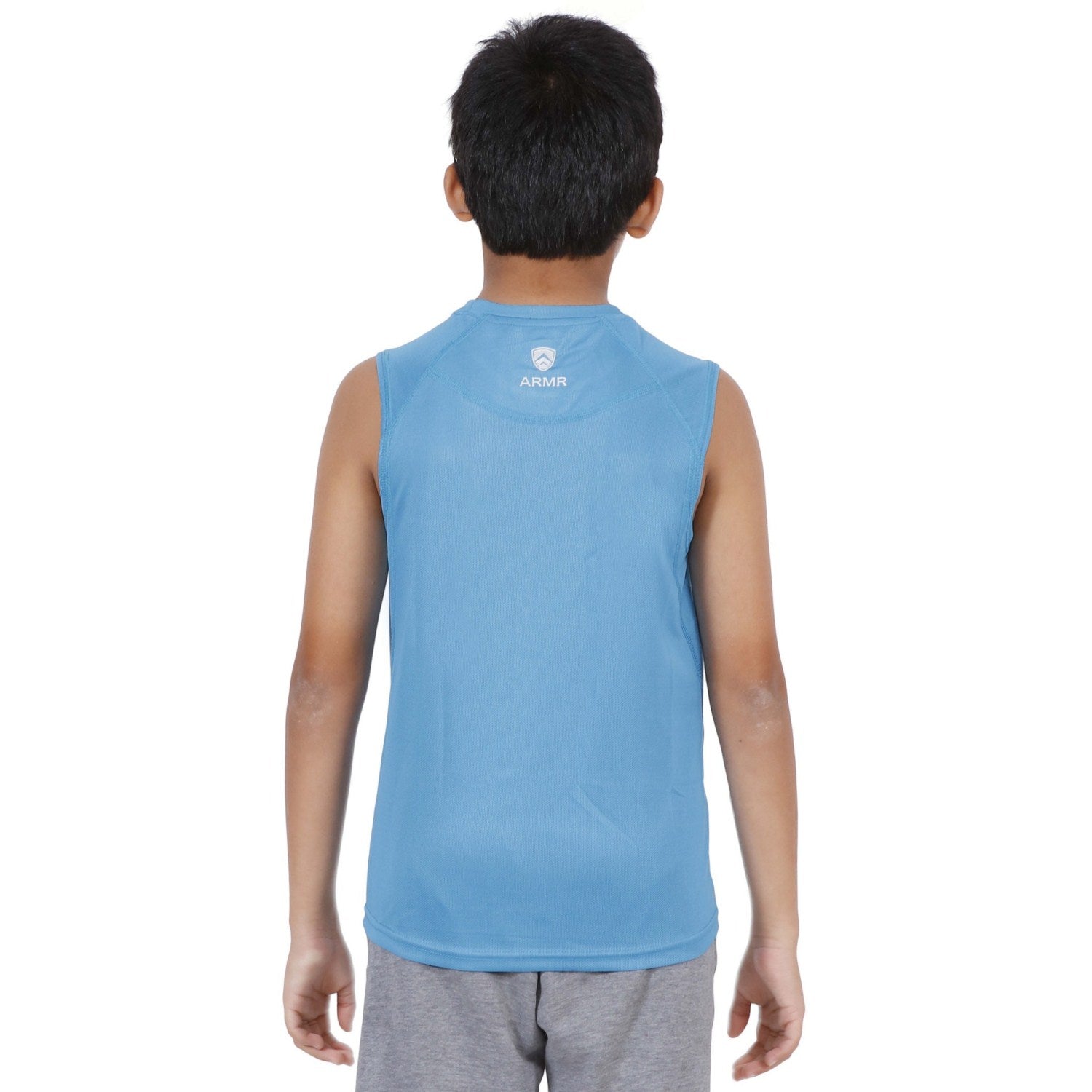 ARMR Junior Sky Blue SPORT SLEEVELESS TEE