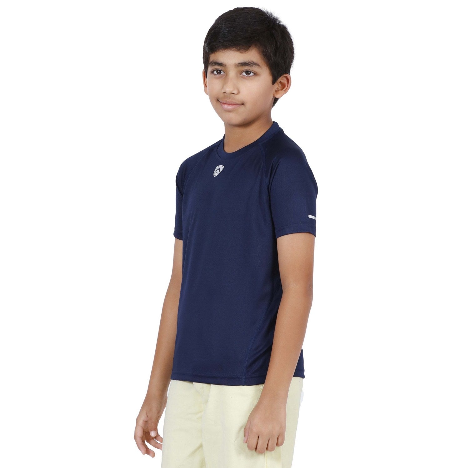 ARMR Junior Navy SPORT CREW NECK TEE