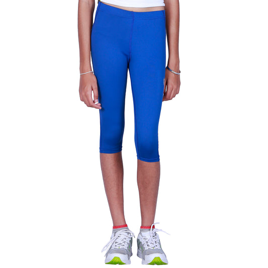 ARMR Junior Women ROYAL BLUE SKYN 3/4th Capris