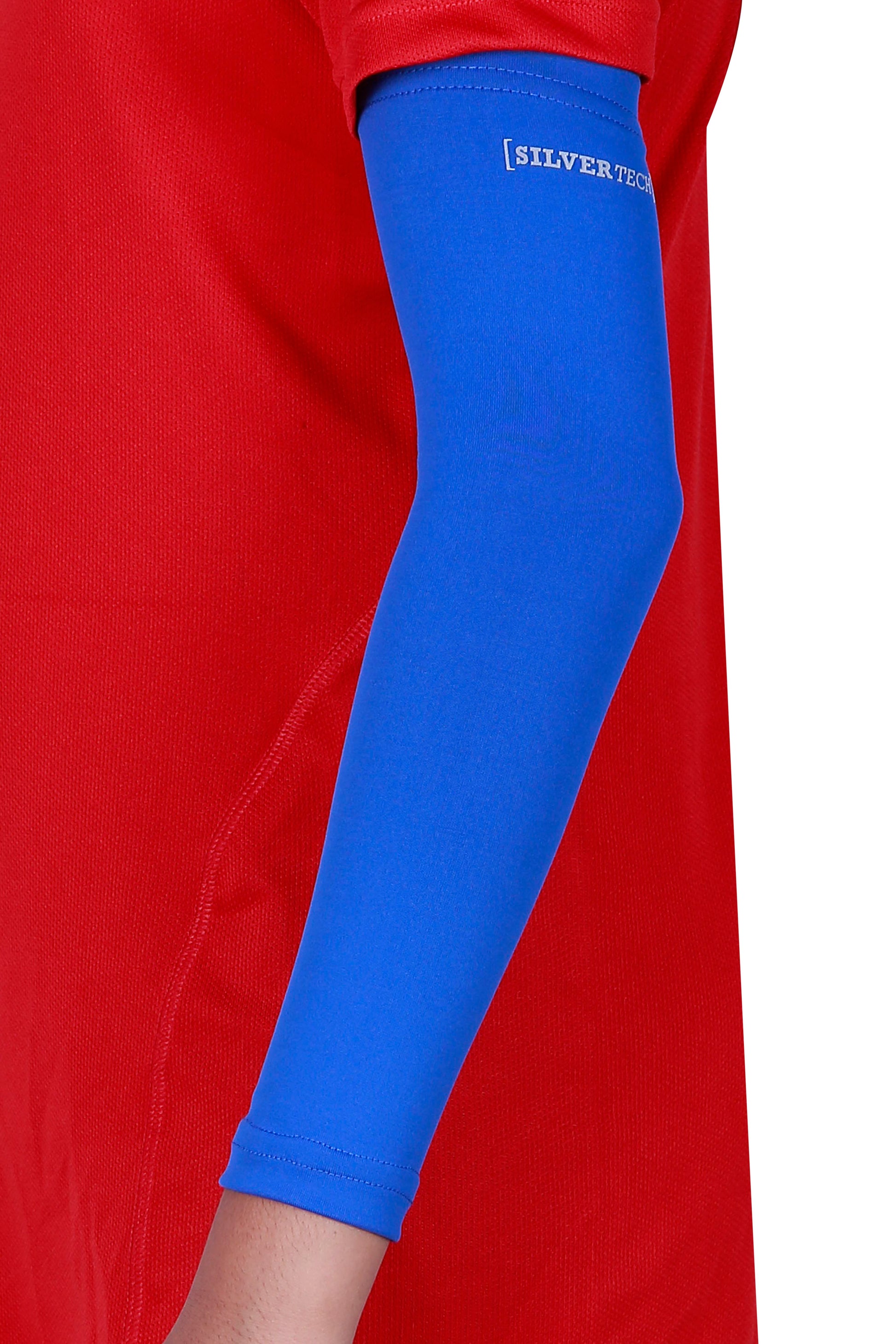 ARMR Junior Unisex Pair of 2 ROYAL BLUE SKYN Arm Sleeves