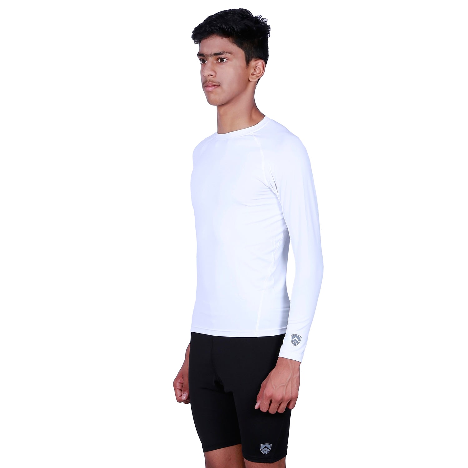 ARMR Junior Unisex WHITE SKYN Full-Sleeve T-shirt
