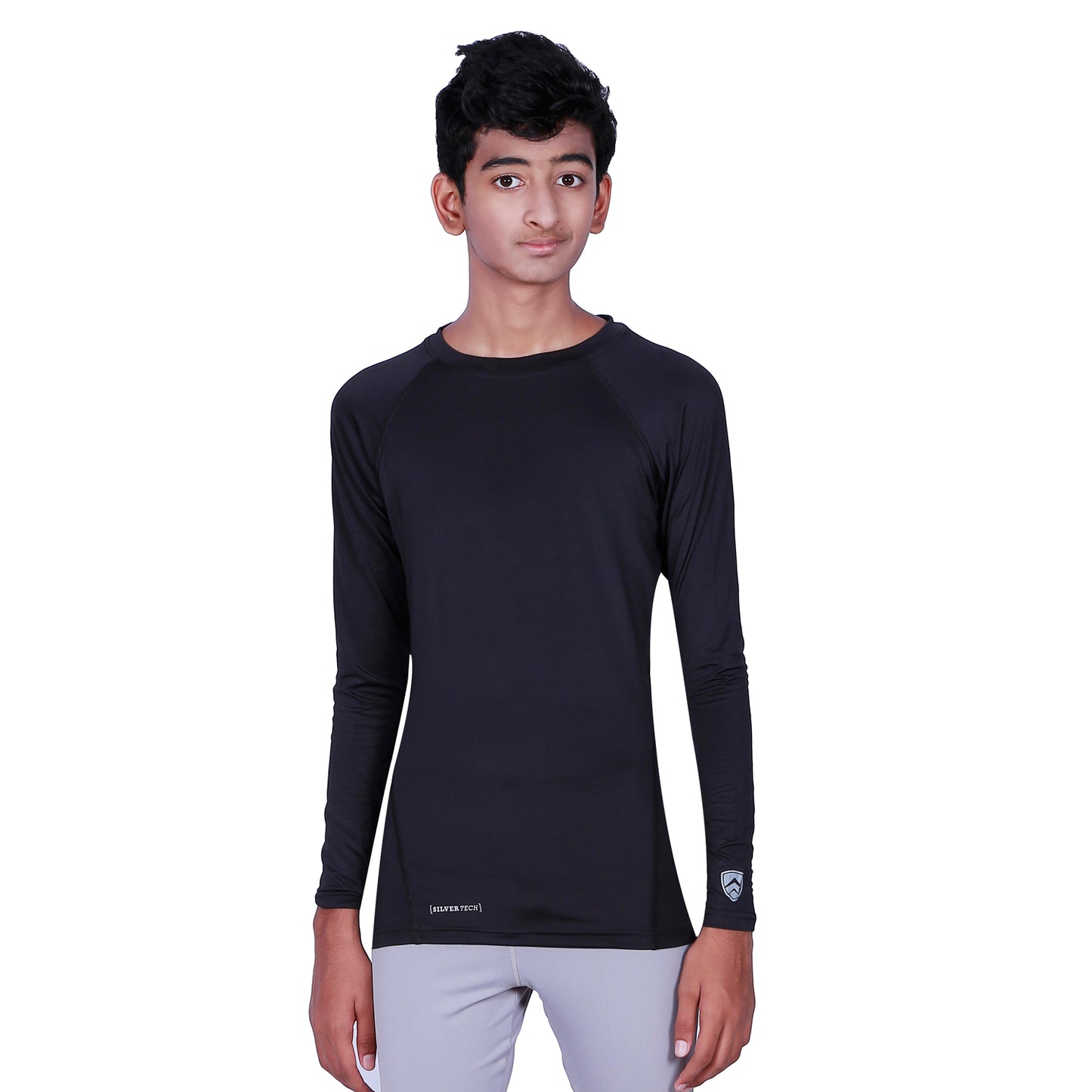 ARMR Junior Unisex BLACK SKYN Full-Sleeve T-shirt