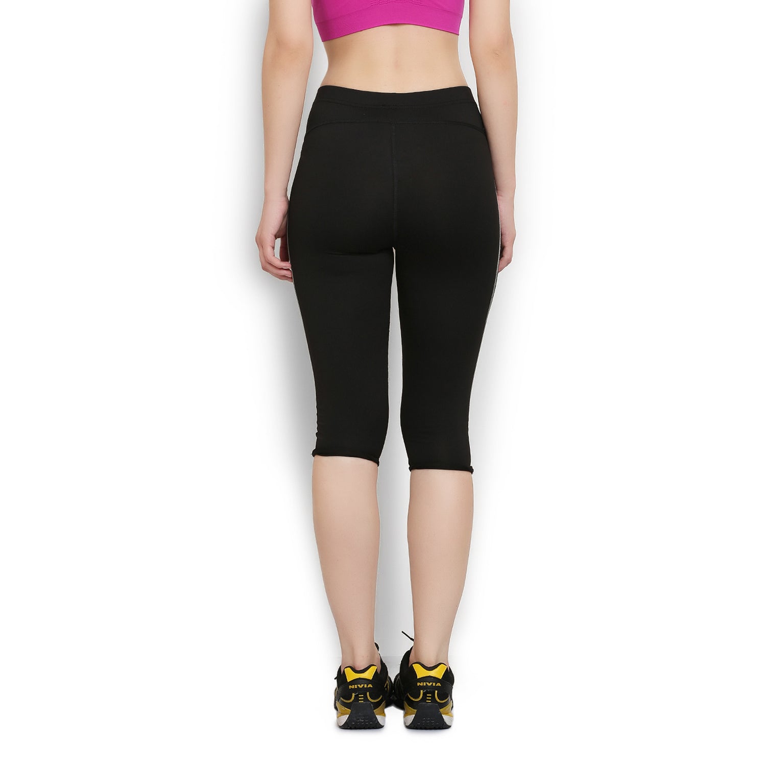 ARMR Women Black/Grey SPORT 3/4th Capris