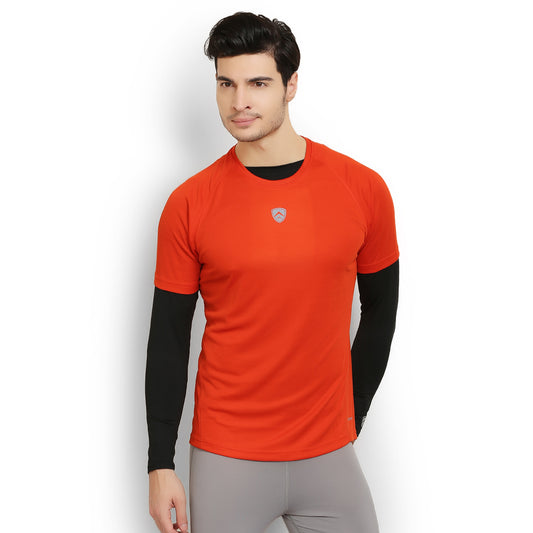 ARMR Mens Rust SPORT CREW NECK TEE