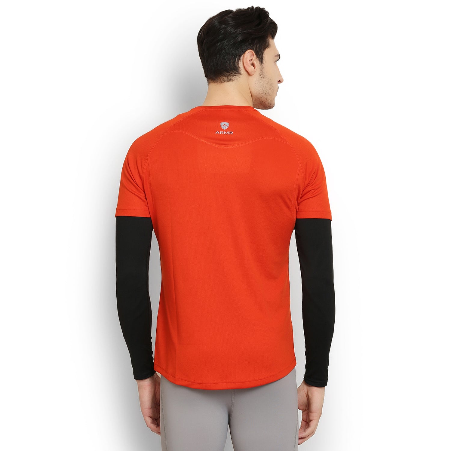 ARMR Mens Rust SPORT CREW NECK TEE